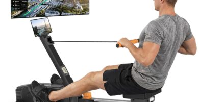 2026update Magnetic Rowing Machines for Home,Rower Machine with 16 Levels,Powerful Silent Magnetic Resistance,350lbs Weight Capacity,LCD Monitor,Silent Rail System,Row Machine for Home Gym Exercise