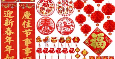 77PCS Chinese New Year Decorations 2026 Chinese Couplets Lunar New Year of The Horse Decoration Set Paper Red Lantern Hongbao Hanging Ornaments for Window Door Spring Festival Party Decor 77PCS Chinese New Year Decorations 2026 Chinese Couplets Lunar New Year of The Horse Decoration Set Paper Red Lantern Hongbao Hanging Ornaments for Window Door Spring Festival Party Decor