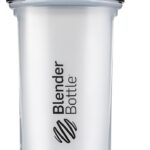BlenderBottle Classic V2 Shaker Bottle Perfect for Protein Shakes and Pre Workout, 28-Ounce, Clear/Black