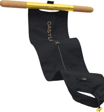 CastleFlexx Mobility and Full Body Strengthening Device | Non-Elastic Stretch Strap with Natural Premium Cork Handles for Stretching, Exercise, Physical Therapy, and Yoga