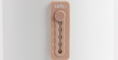 Tally Silicone Hydration Tracker (Adhesive Tracking Accessory adheres to Any Reusable Water Bottle)