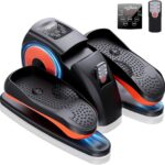 Under Desk Elliptical Machine, Electric Elliptical Leg Exerciser for Seniors with 12 Adjustable, Portable Quiet Elliptical Exercise Machine, Seated Pedal Exerciser with Remote Control