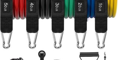 VEICK Resistance Bands, Exercise Bands, Workout Bands, Resistance Bands for Working Out with Handles for Men and Women, Exercising Bands for Fitness Weights Work Out at Home