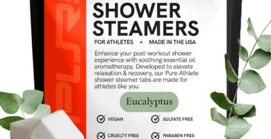 Sport Shower Steamers – Made in USA with Natural Eucalyptus Essential Oil, Aromatherapy, Stress and Sinus Relief, Muscle Recovery for Athletes, Best Birthday and Valentines Day Gifts for Runners
