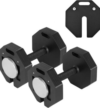 Adjustable Dumbbell Sets, Each 50/80/90/110/120LB Pairs Durable Steel Build, Free Weights Dumbbells Set of 2 with Anti-slip Handle, For Full Body Home Gym Workout Home Strength Training Equipment 50/80/90/110/120LBSX2