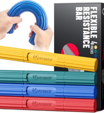 FitBeast Flex Therapy Bar, Tennis Elbow Therapy Bar – Ideal for Relieve Tendonitis Pain & Improve Grip Strength, Fitness Resistance Bar for Golfers Elbow & Tendinitis, Twist Bar for Physical Therapy FitBeast Flex Therapy Bar, Tennis Elbow Therapy Bar – Ideal for Relieve Tendonitis Pain & Improve Grip Strength, Fitness Resistance Bar for Golfers Elbow & Tendinitis, Twist Bar for Physical Therapy