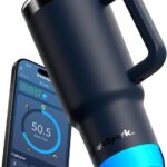 Hidrate Spark PRO 2 30oz Tumbler – Smart Hydration Tumbler with Clinically Accurate Water Tracking & Extended Battery Life – Syncs with Apple Health, Fitbit, Smart Rings & Smart Watches – Navy