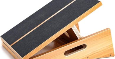 StrongTek Professional Wooden Slant Board, Adjustable Incline Board, and Calf Stretcher, Stretch Board – Extra Side-Handle Design for Portability, Full-Coverage