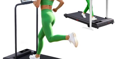 Walking Pad with Handle Bar and Incline, 3.0HP Portable Compact Walking Pads Treadmills with Handles for Home Small, 0.6-7.6MPH Electric Treadmills for Apartment/Home Small Spaces, 350LBS