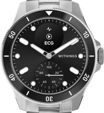 Withings Scanwatch Nova – Heart Health Hybrid Smart Watch for Men & Women – SPO2, Temperature Monitoring, Sleep, Respiratory Health, Cycle Monitoring, 30-Day Battery Life, Apple iOS/Android